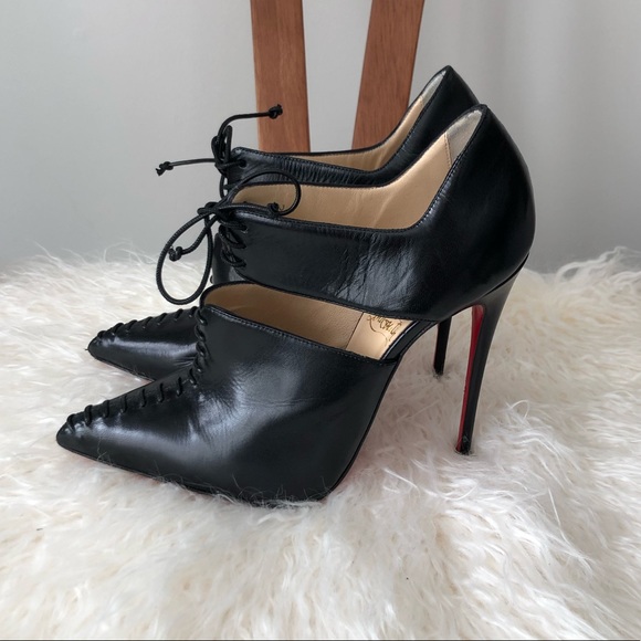 ❌SOLD❌LOUBOUTIN Corsita Cutout 120 Pumps Sz37 - Picture 3 of 8
